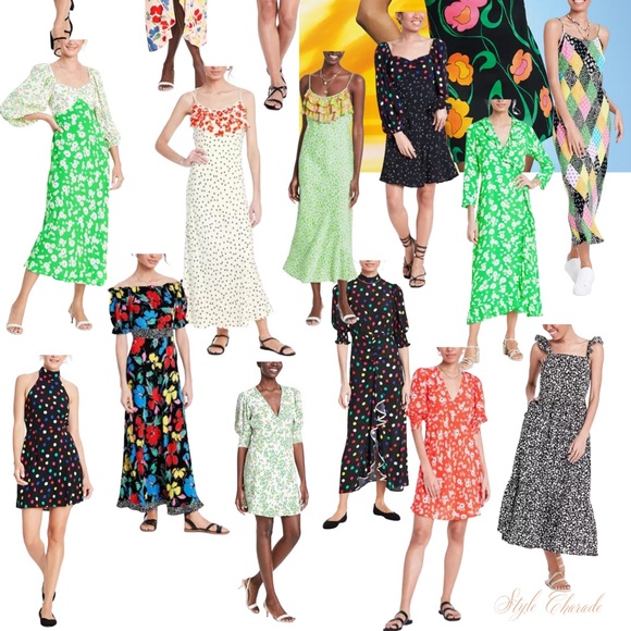 RIXO x Target Floral Puff Sleeve Swing Dress Size 16W, 28W RARE! - Picture 11 of 13